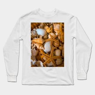 Relax Yoga Seashells Meditation Summer Beach Long Sleeve T-Shirt